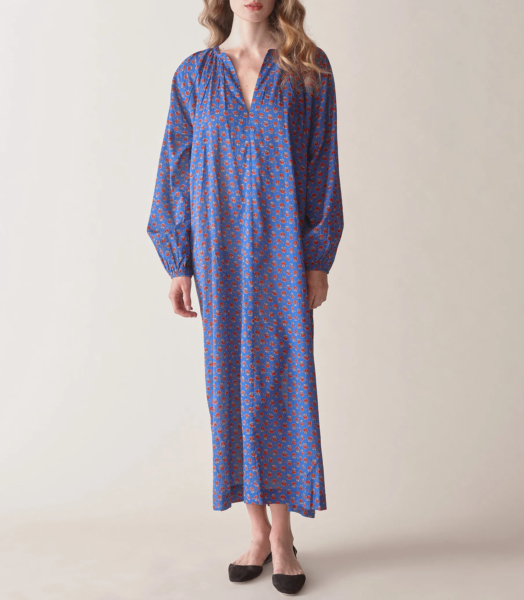 JOSEPHINA DRESS -- LAPIS DAISY BLOOM sold by Doen product image thumbnail 3