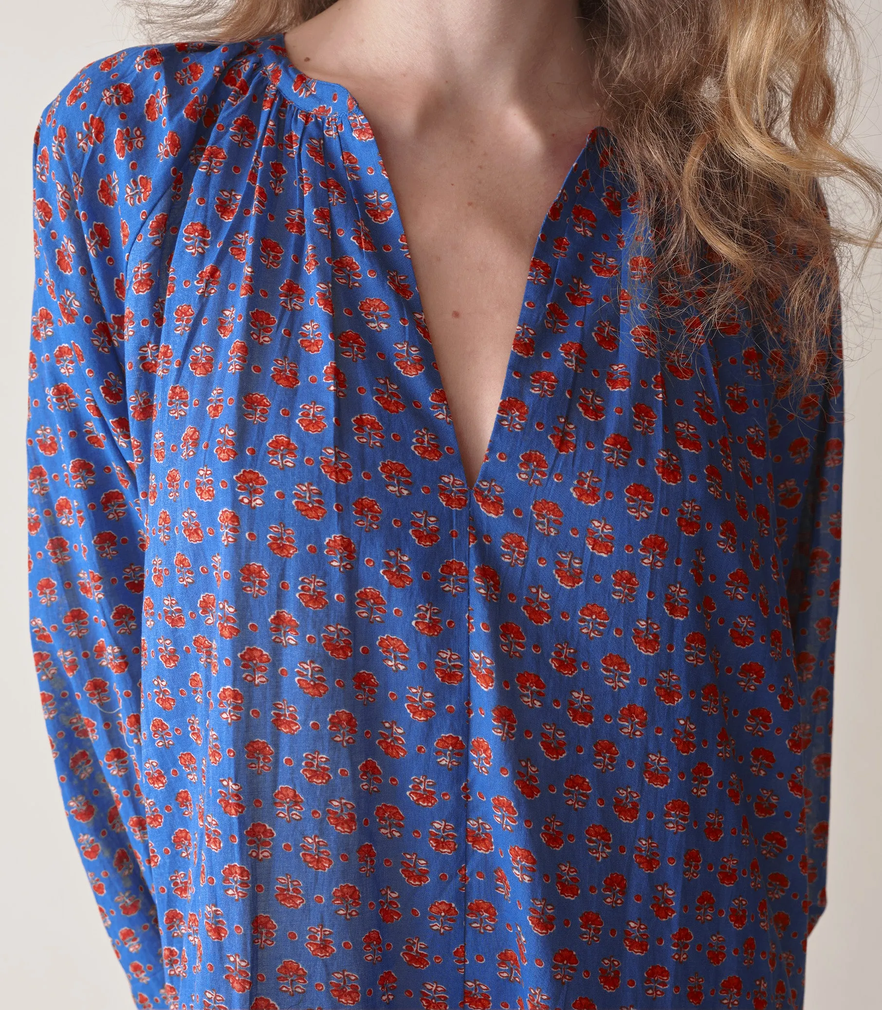 JOSEPHINA DRESS -- LAPIS DAISY BLOOM sold by Doen product image thumbnail 4