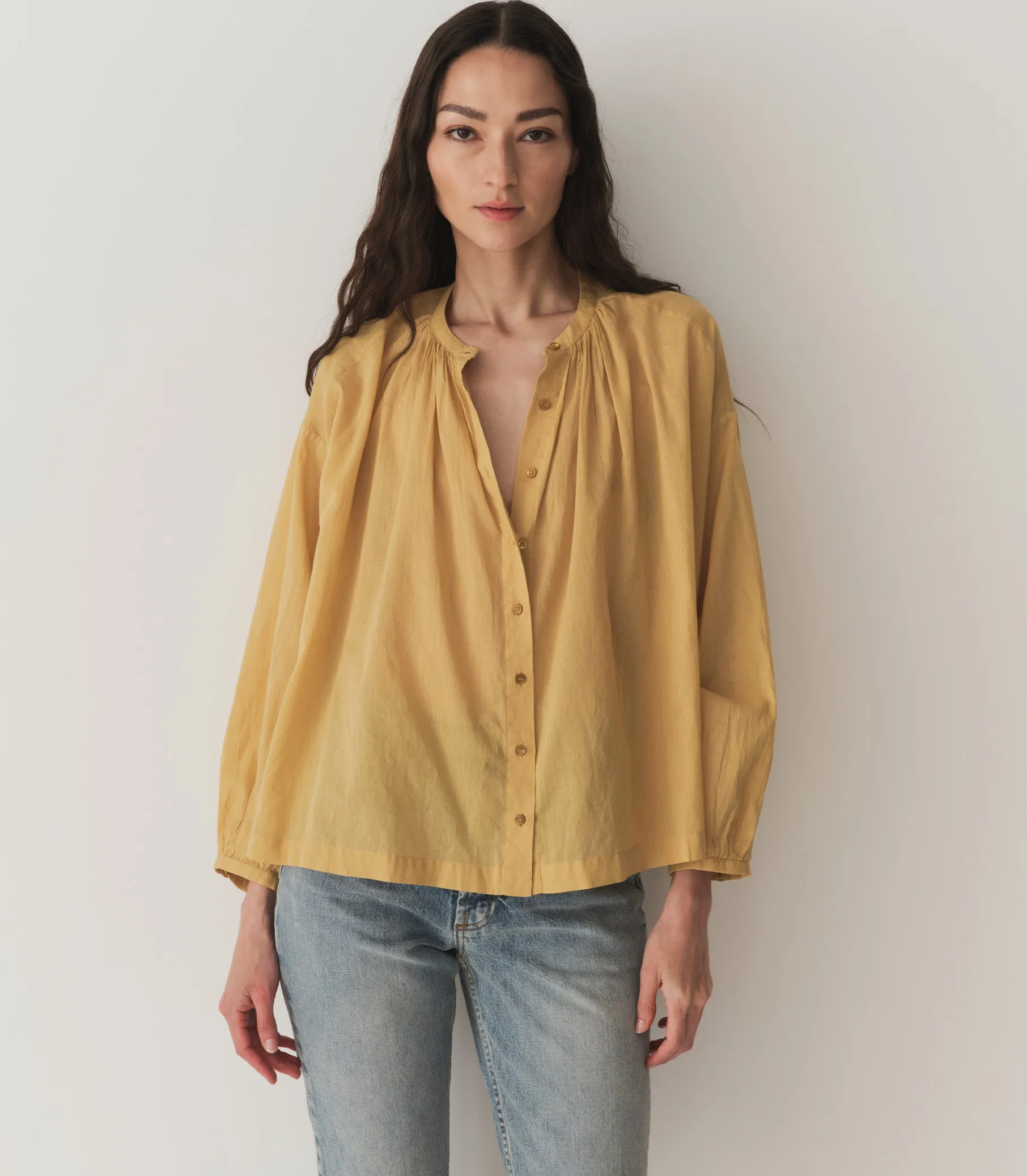 THE JANE BLOUSE -- PALOMINO sold by Doen product image thumbnail 2