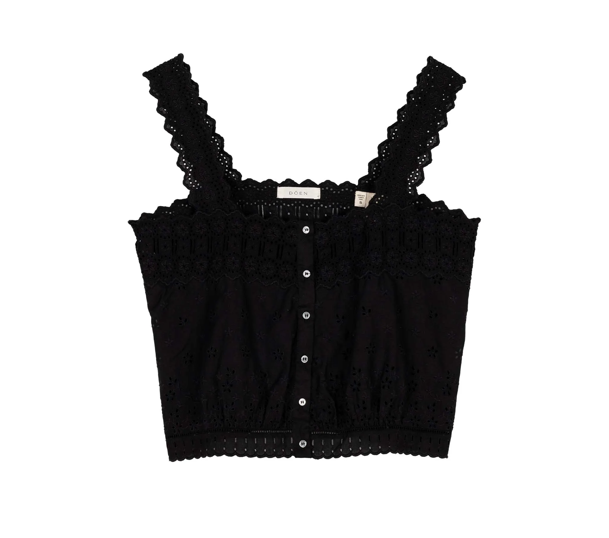 HMD -- ESTELLE TOP -- BLACK sold by Doen product image thumbnail 2