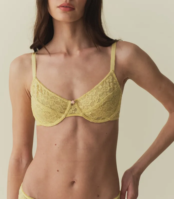 IDALIA BRA -- DAFFODIL YELLOW sold by Doen