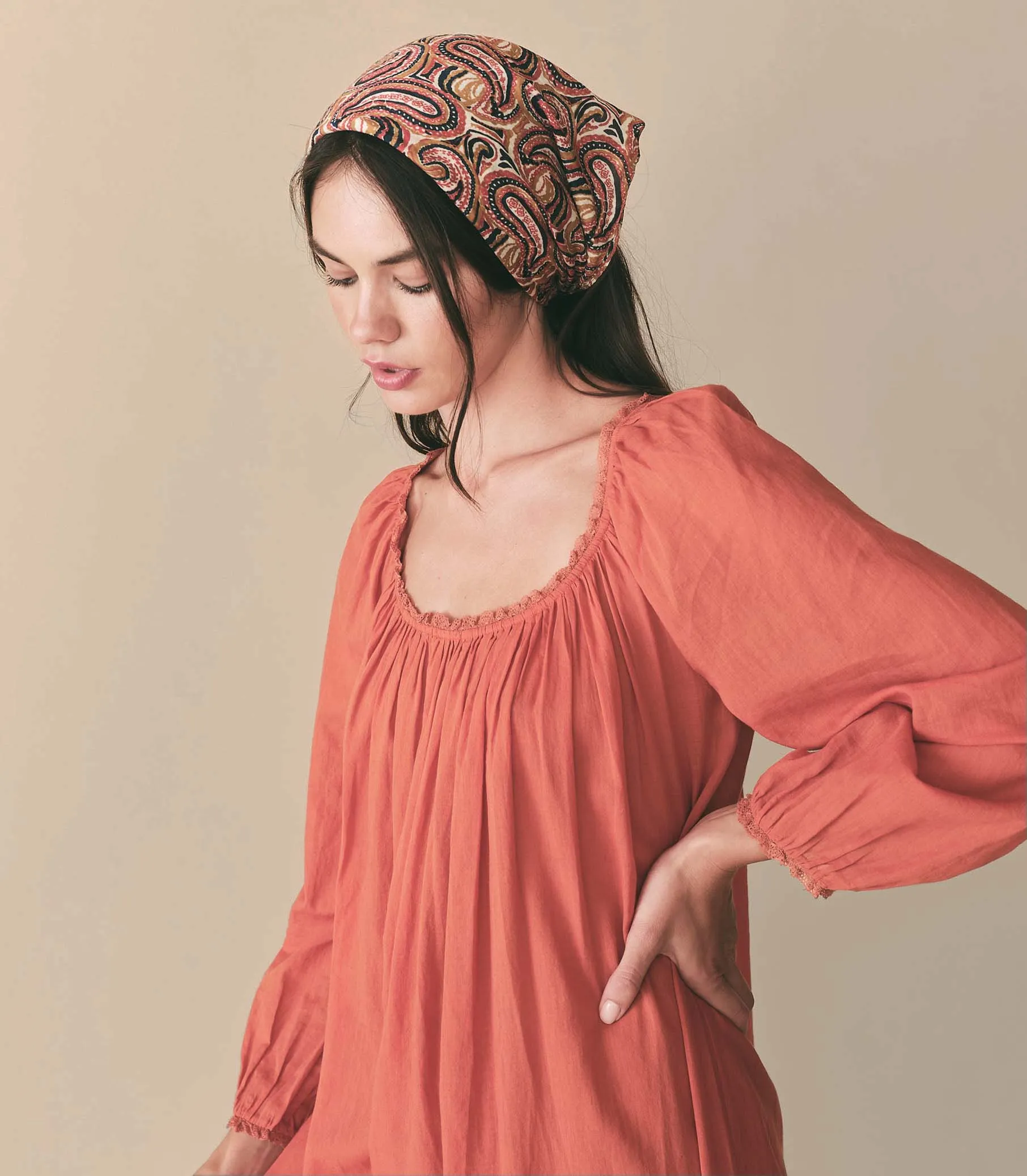 SONATINA NIGHTGOWN -- SUNSET sold by Doen product image thumbnail 2
