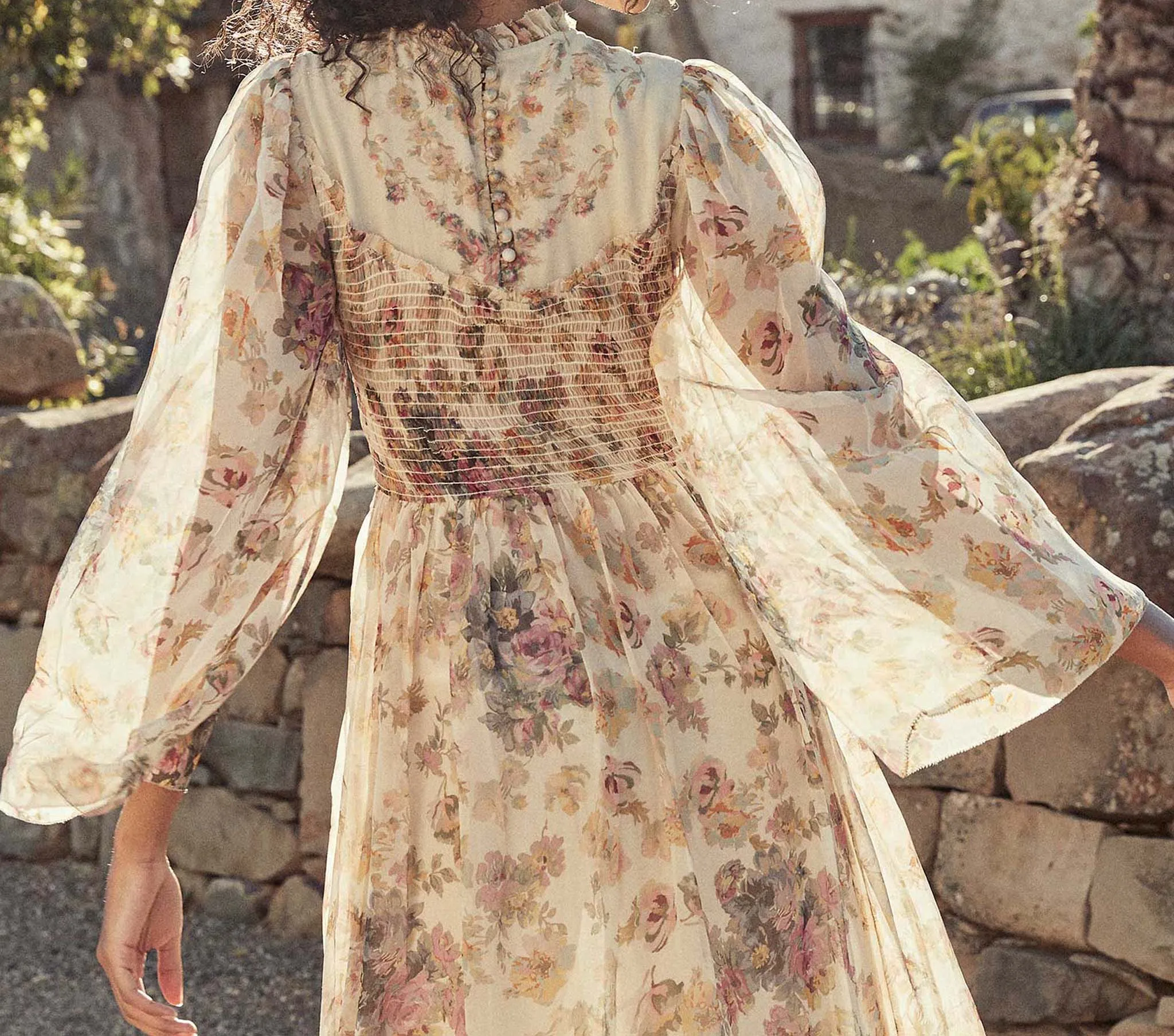 HMD -- TIARELLA DRESS -- ANTIQUE FLORAL sold by Doen product image thumbnail 3