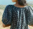 HMD -- JOSETTE DRESS -- BLEU BEDFORD PAISLEY sold by Doen