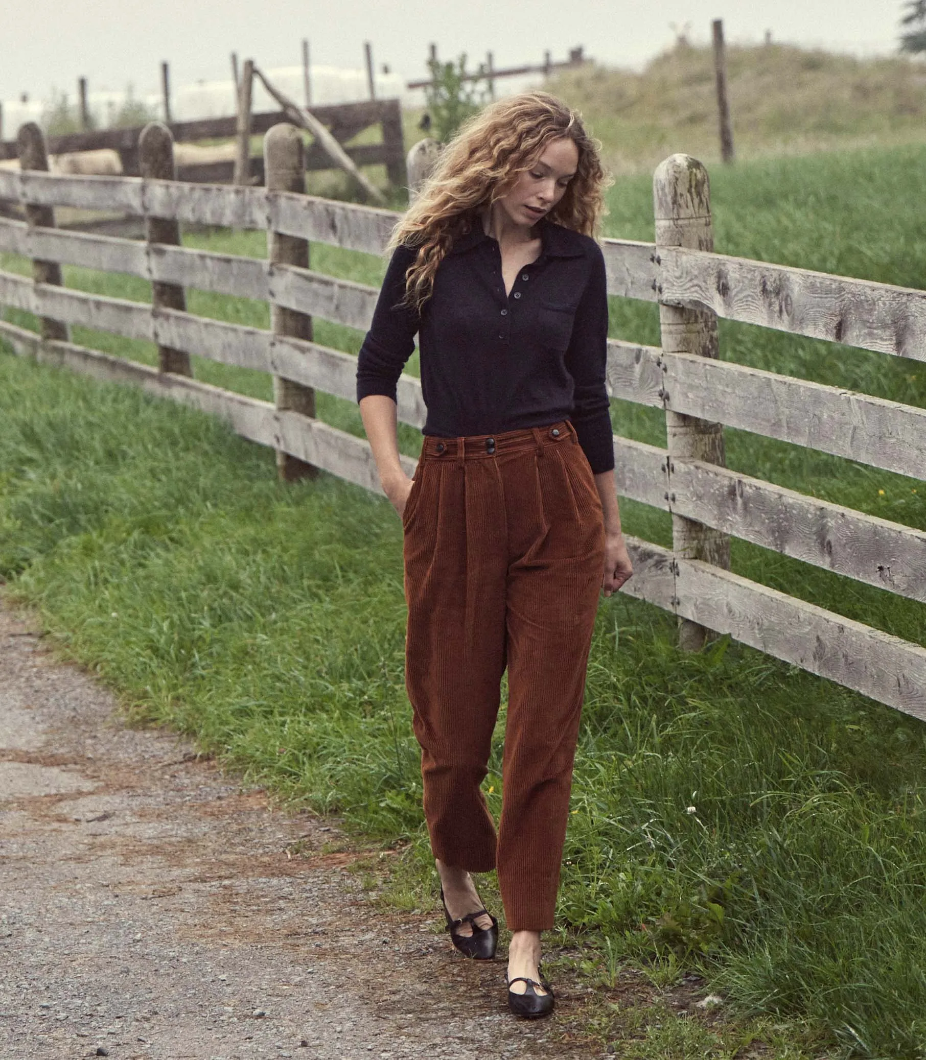 ATHERTON PANT -- TERRA DI SIENA sold by Doen product image thumbnail 4