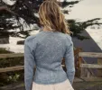 CHANDEL CARDIGAN -- AZURE sold by Doen