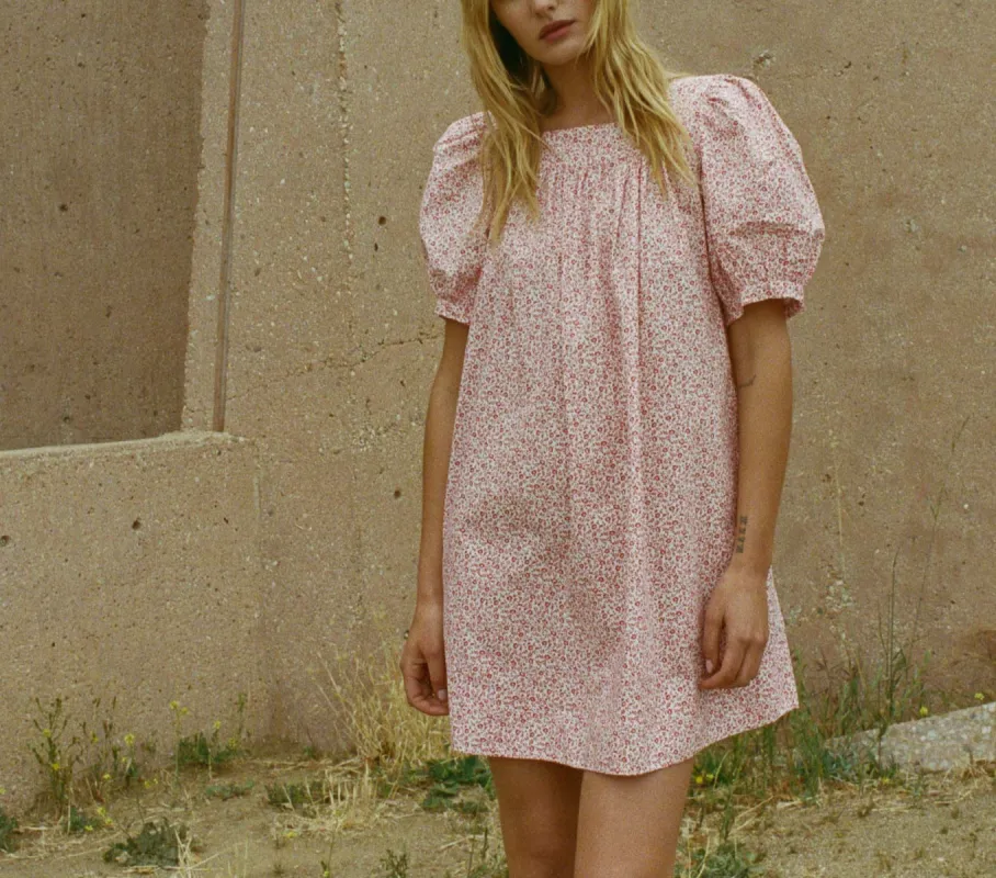 HMD -- MICA DRESS -- ROUGE COTTAGE IVY FLORAL sold by Doen