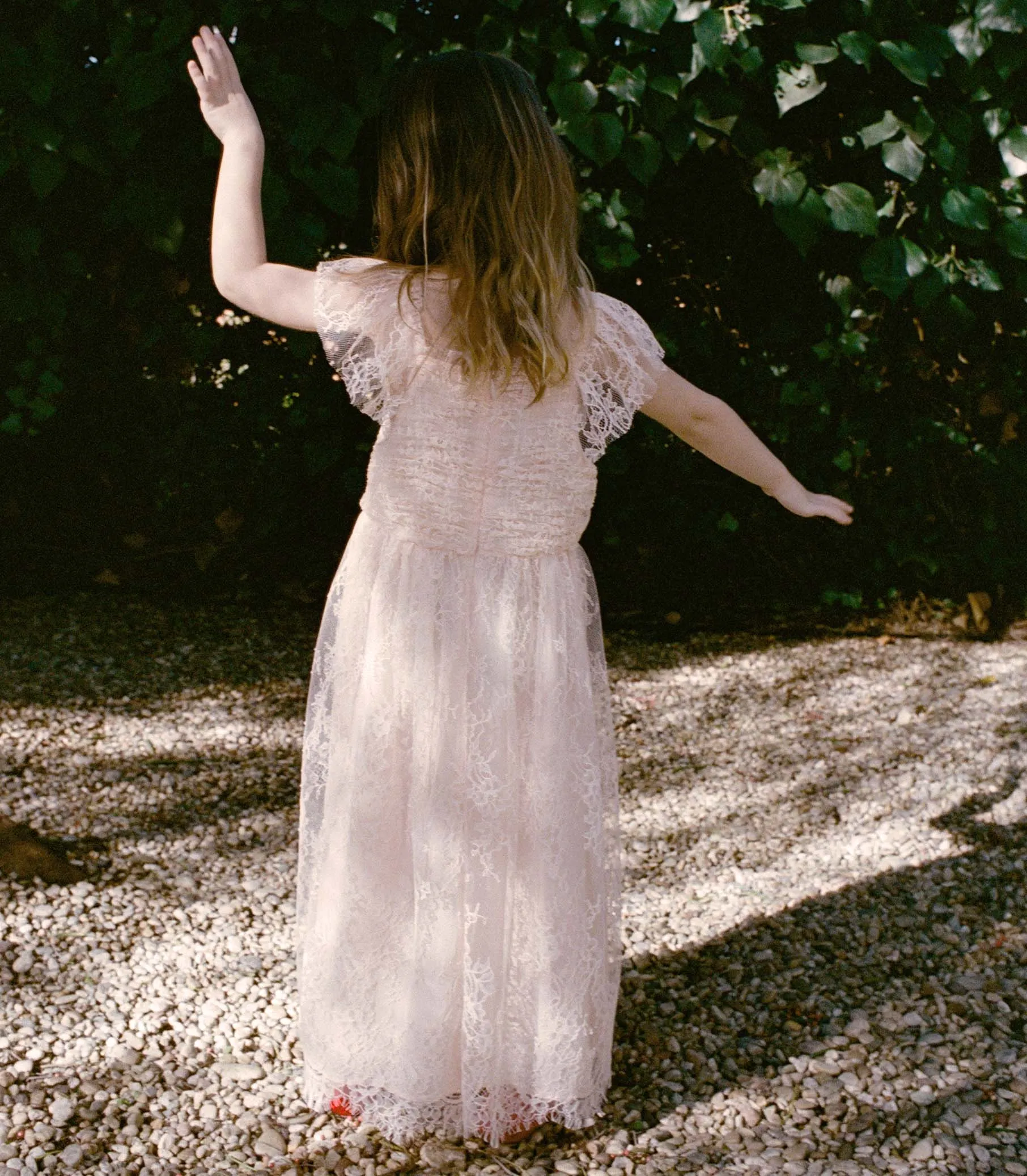 FLOWER DRESS -- PETUNIA PINK LACE sold by Doen product image thumbnail 5