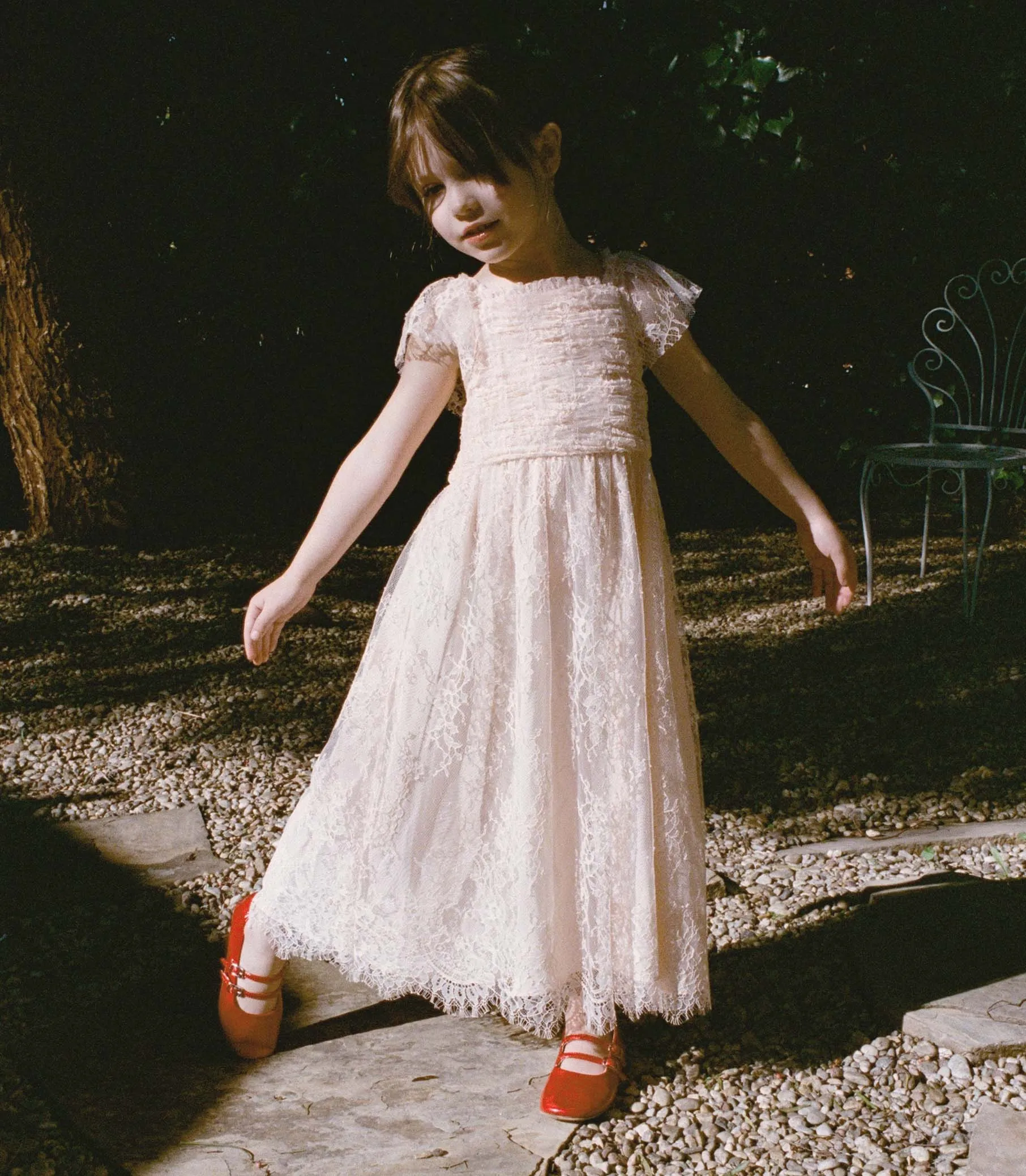 FLOWER DRESS -- PETUNIA PINK LACE sold by Doen product image thumbnail 2