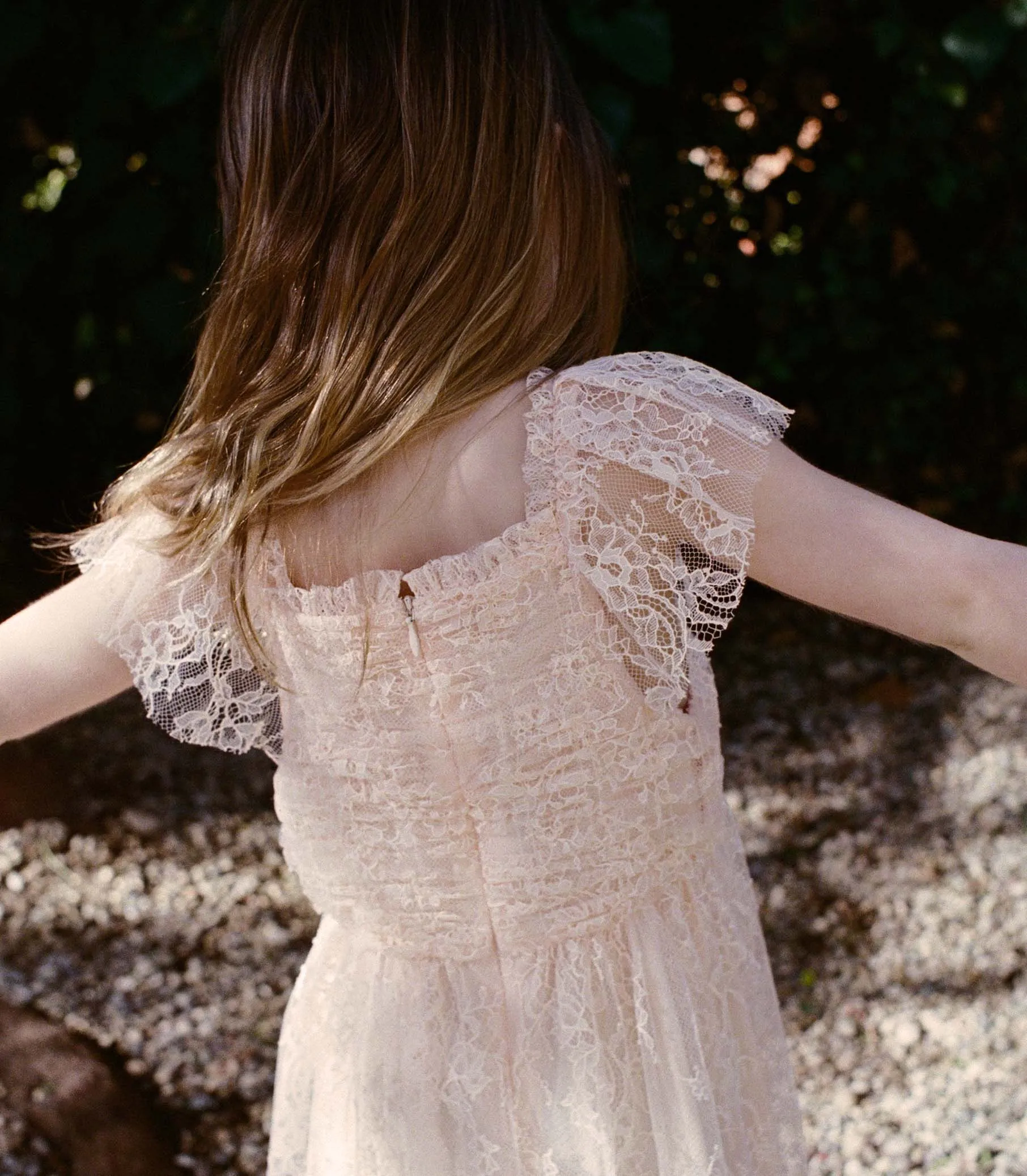 FLOWER DRESS -- PETUNIA PINK LACE sold by Doen product image thumbnail 4