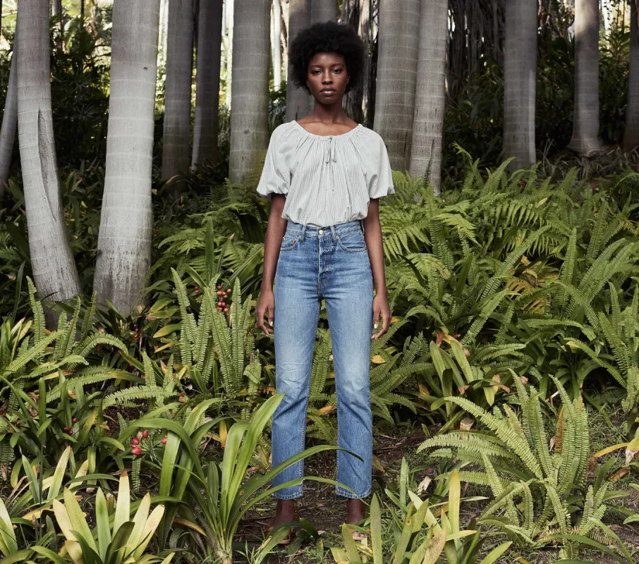 HMD -- SIA TOP -- SAVOIE STRIPE sold by Doen