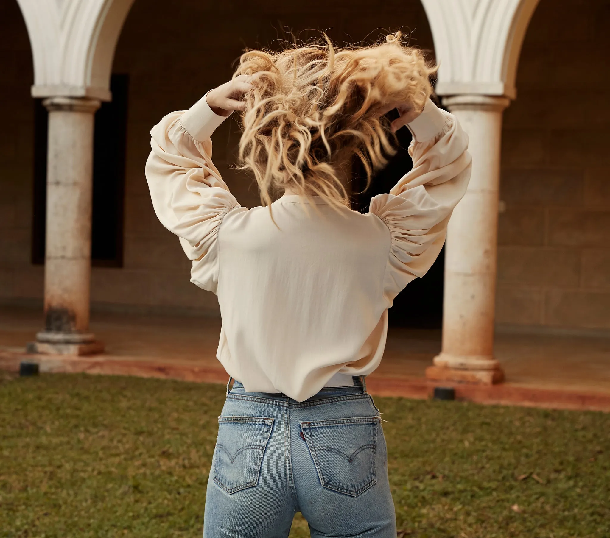 HMD -- SCARLET TOP -- IVORY sold by Doen product image thumbnail 5