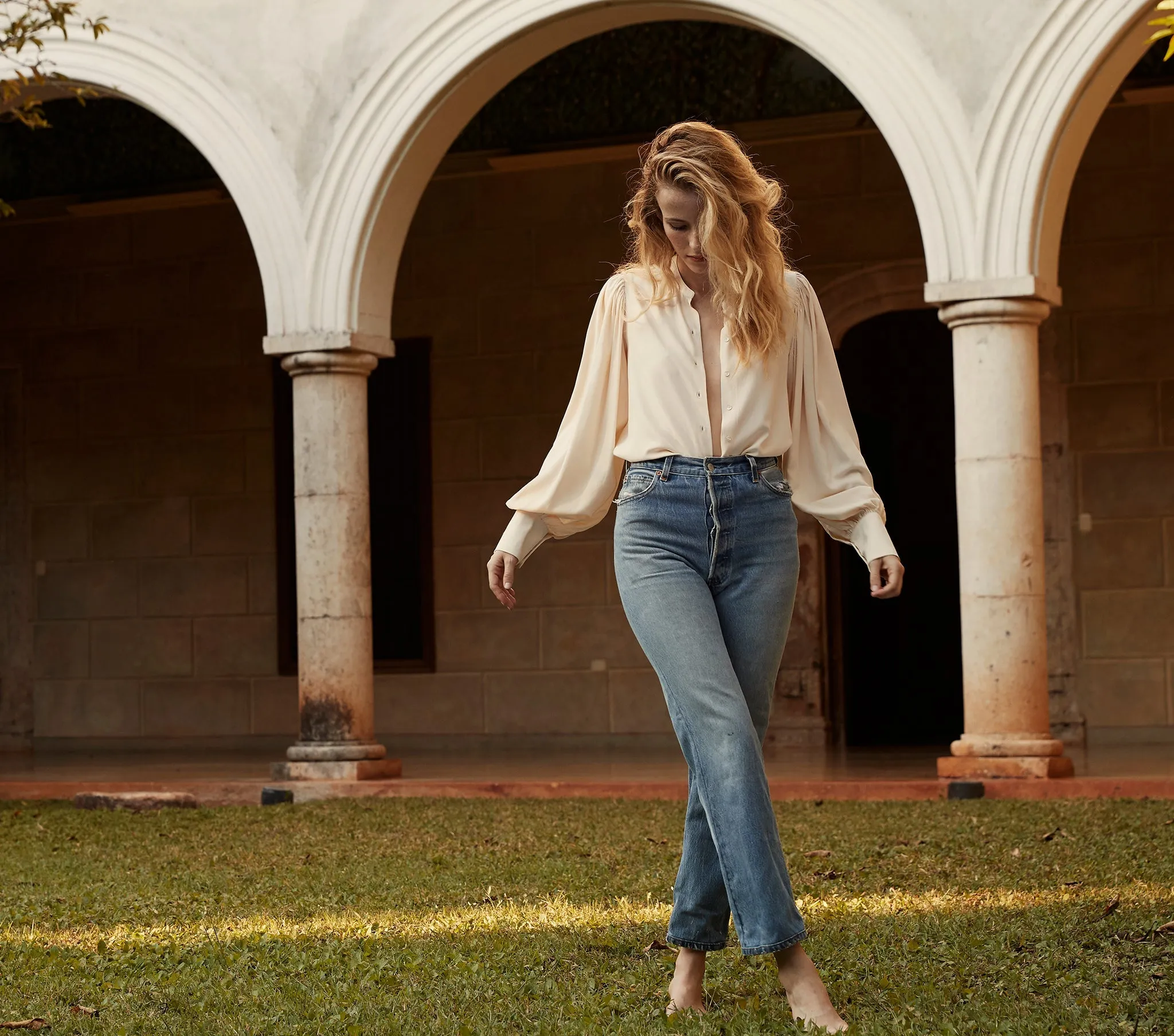 HMD -- SCARLET TOP -- IVORY sold by Doen product image thumbnail 2