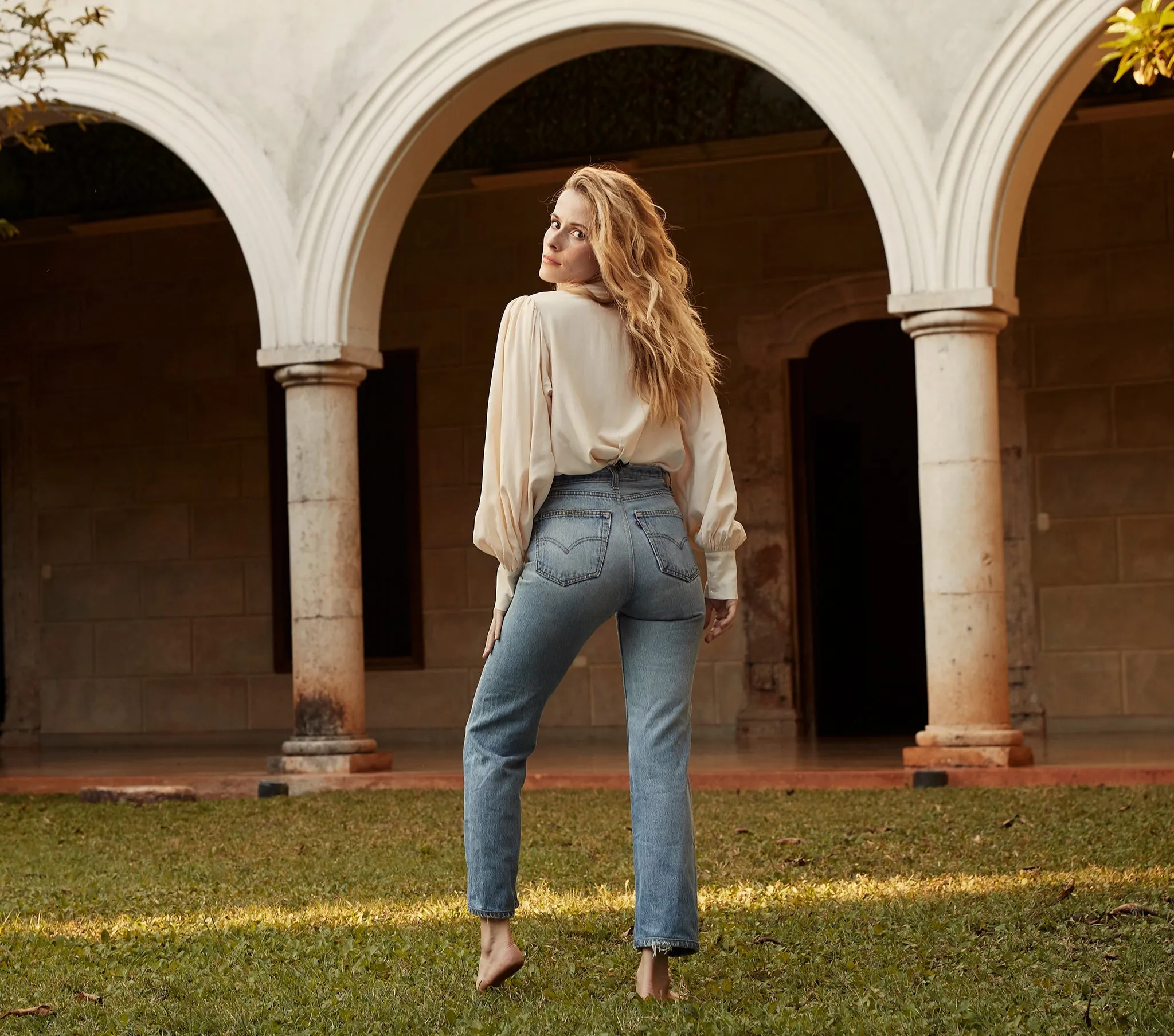 HMD -- SCARLET TOP -- IVORY sold by Doen product image thumbnail 4