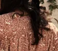 HMD -- O'KEEFFE TOP -- CREAM/RUST PRANCING FAWN FLORAL sold by Doen