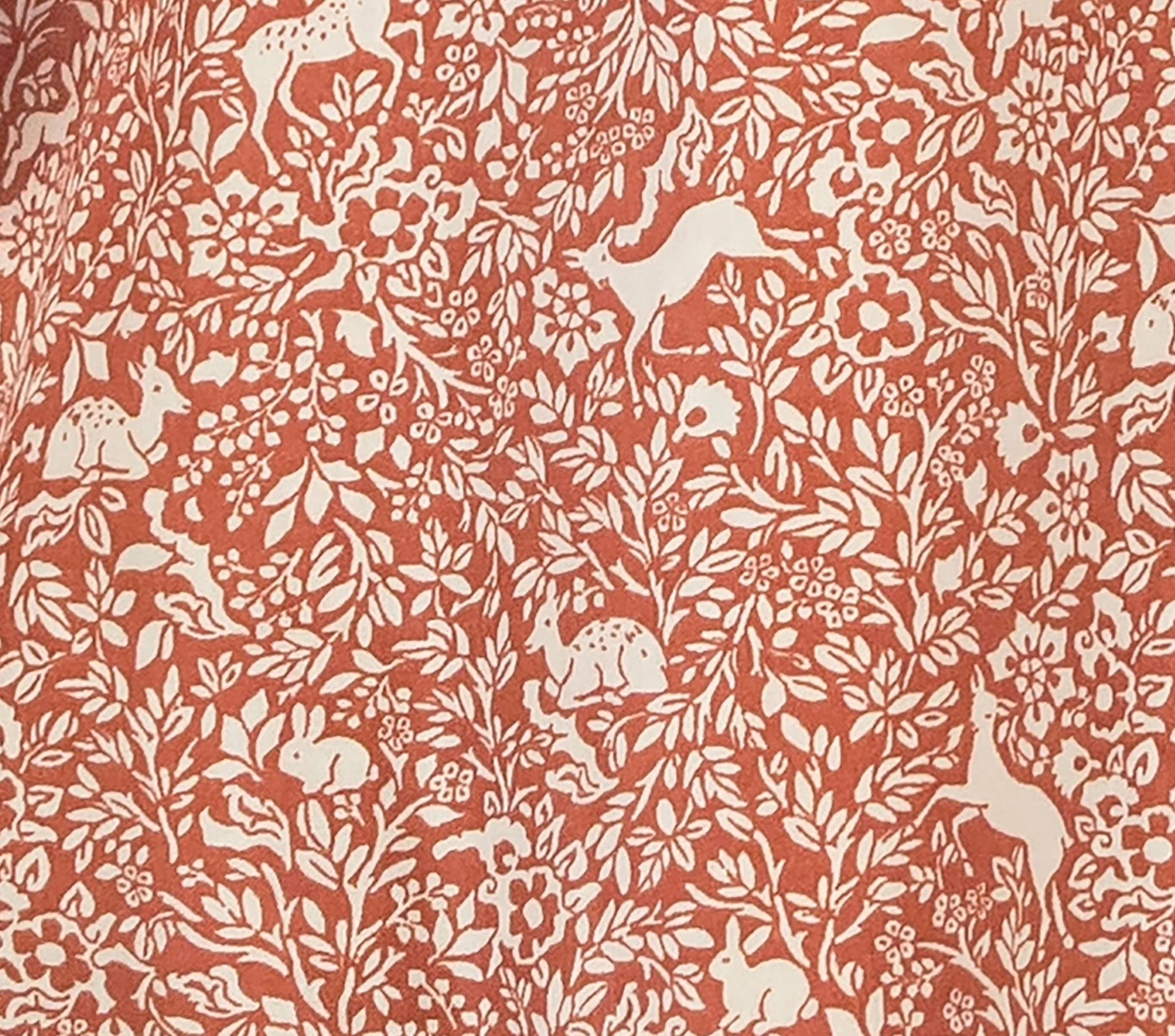 HMD -- O'KEEFFE TOP -- CREAM/RUST PRANCING FAWN FLORAL sold by Doen product image thumbnail 5