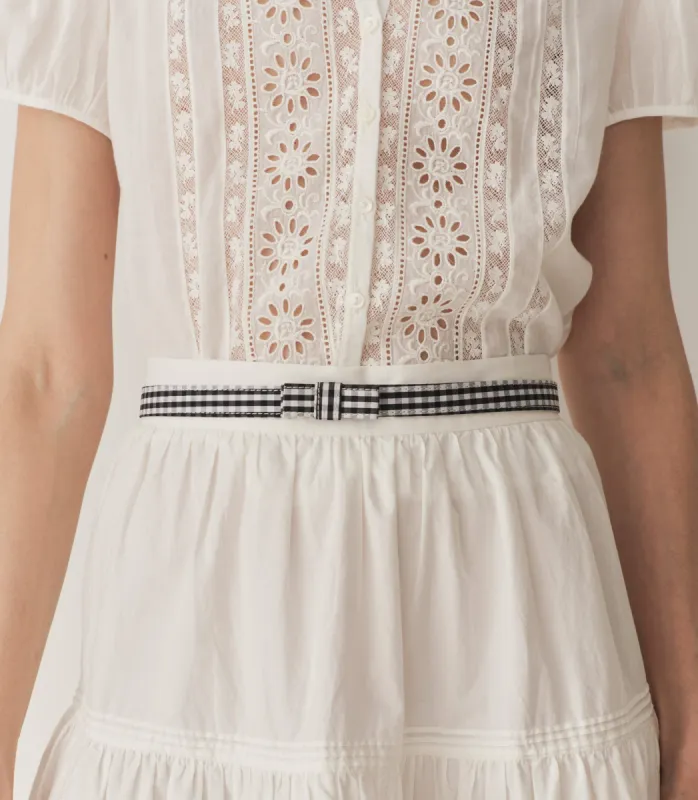 JUNIE BOW BELT -- GINGHAM made by Doen