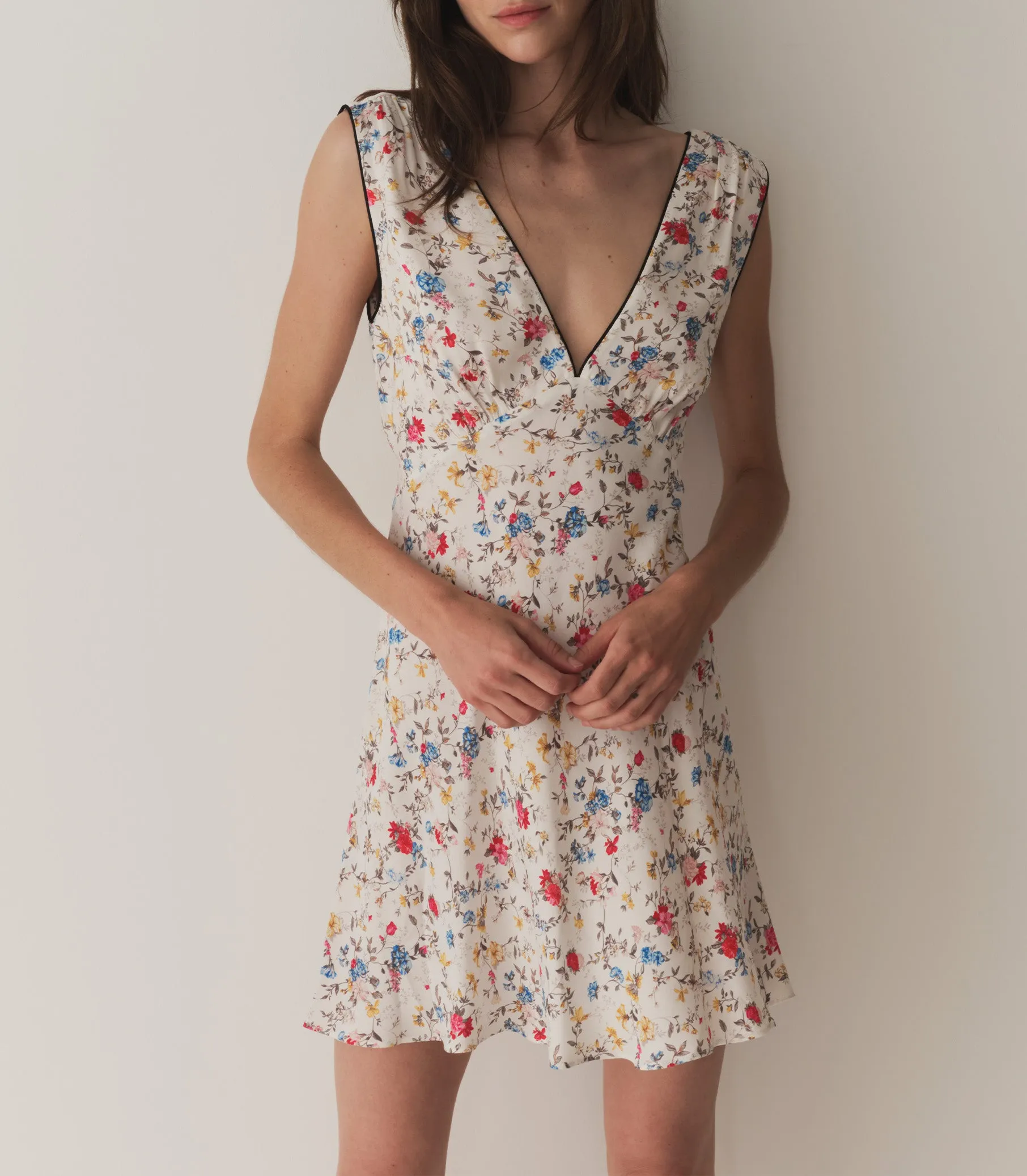 TULA DRESS -- BLANC FLOWERING MEADOW sold by Doen product image thumbnail 3