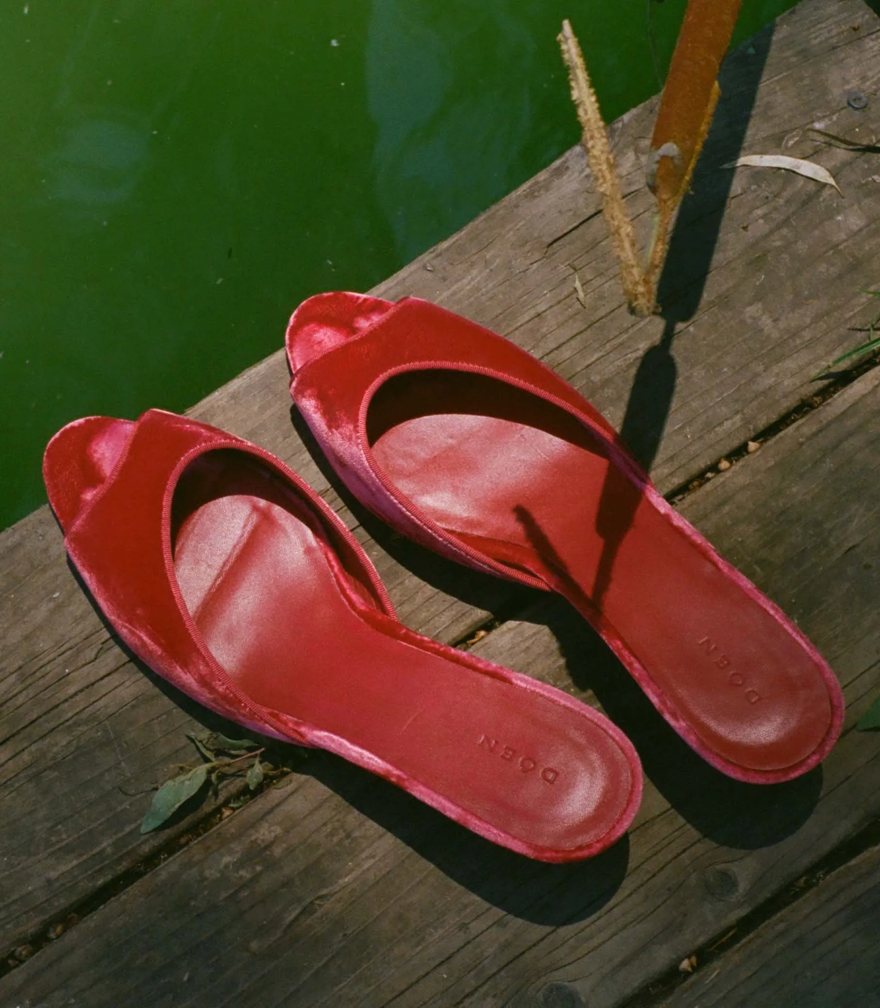 CALLIE MULE -- DAHLIA VELVET sold by Doen