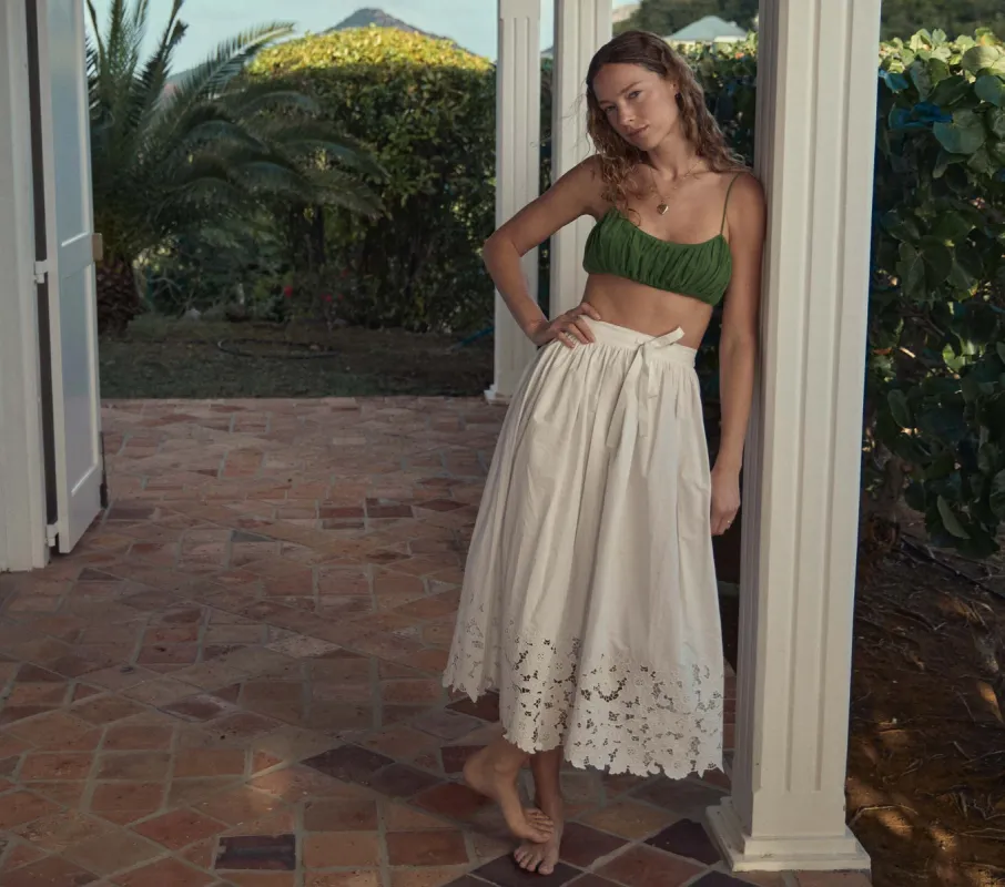 HMD -- GEORGINA SKIRT -- SALT sold by Doen
