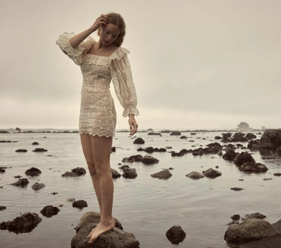 HMD -- FRANIQUE DRESS -- MAGNOLIA sold by Doen