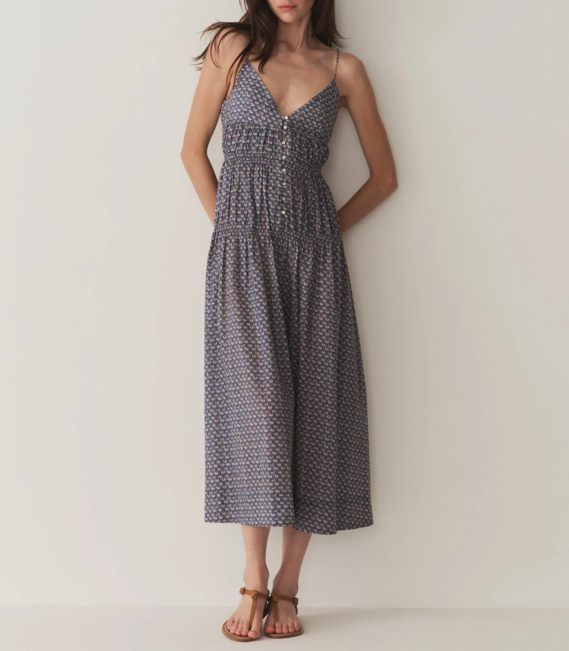 IRINA DRESS -- DAHLIA IKAT sold by Doen