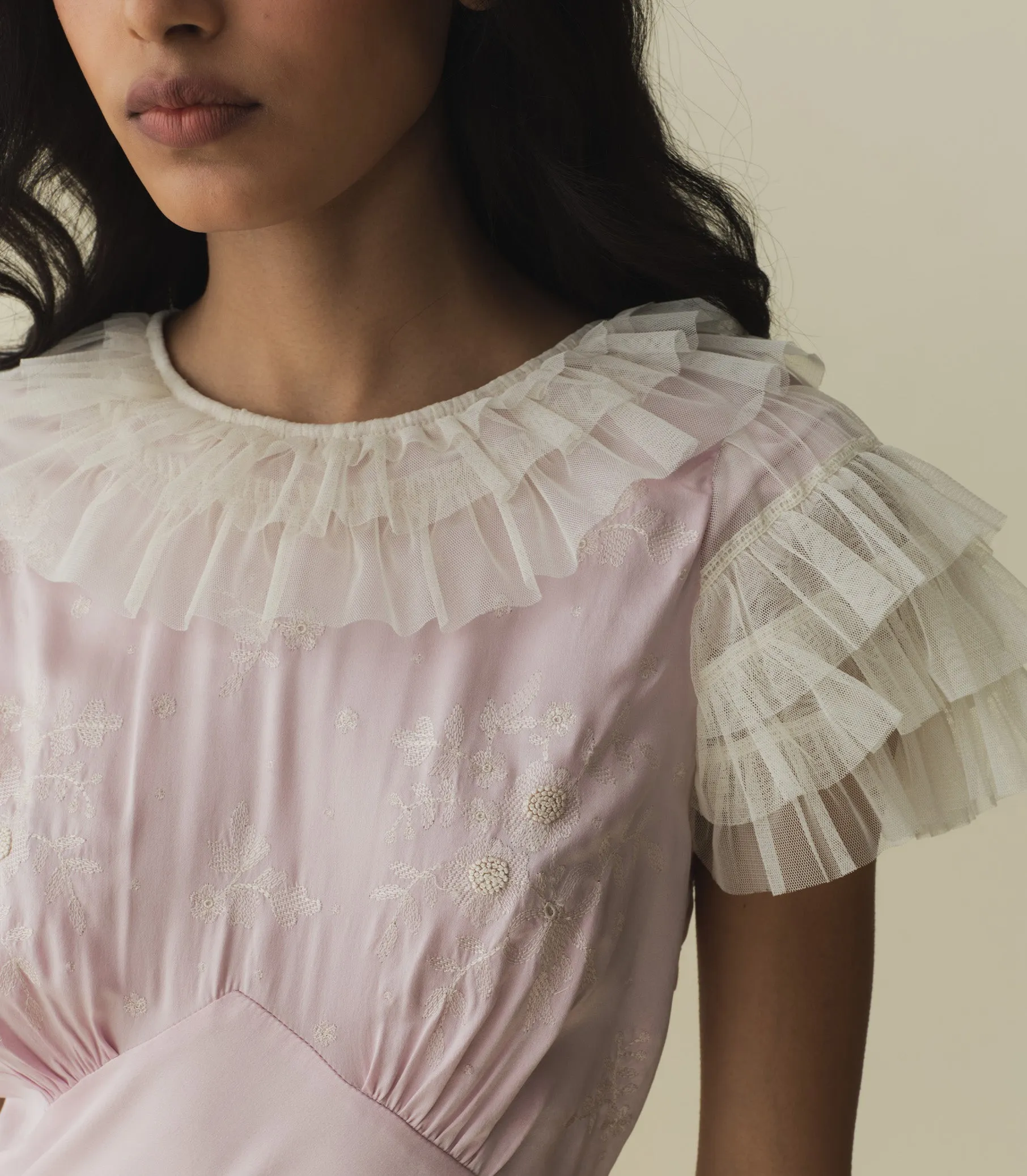 EVONNA DRESS -- PURPLE THISTLE sold by Doen product image thumbnail 3