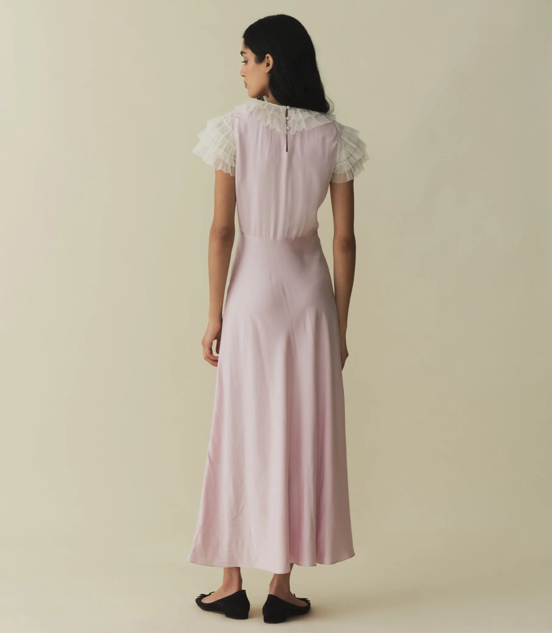 EVONNA DRESS -- PURPLE THISTLE sold by Doen product image thumbnail 4