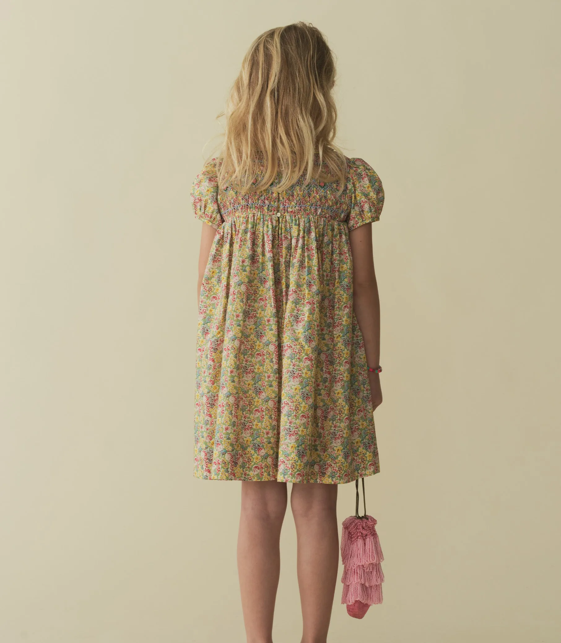 ROSETTE DRESS -- CHRYSANTHEMUM SKY FLORAL sold by Doen product image thumbnail 2