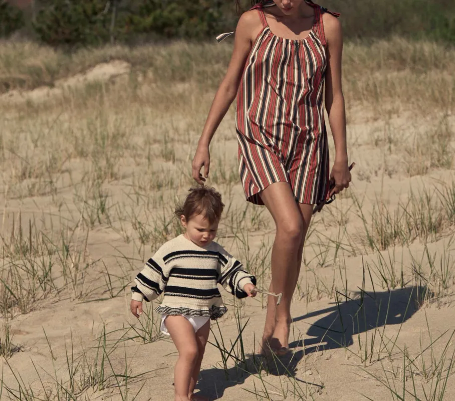 HMD -- KATHLEEN DRESS -- MONTECITO STRIPE sold by Doen