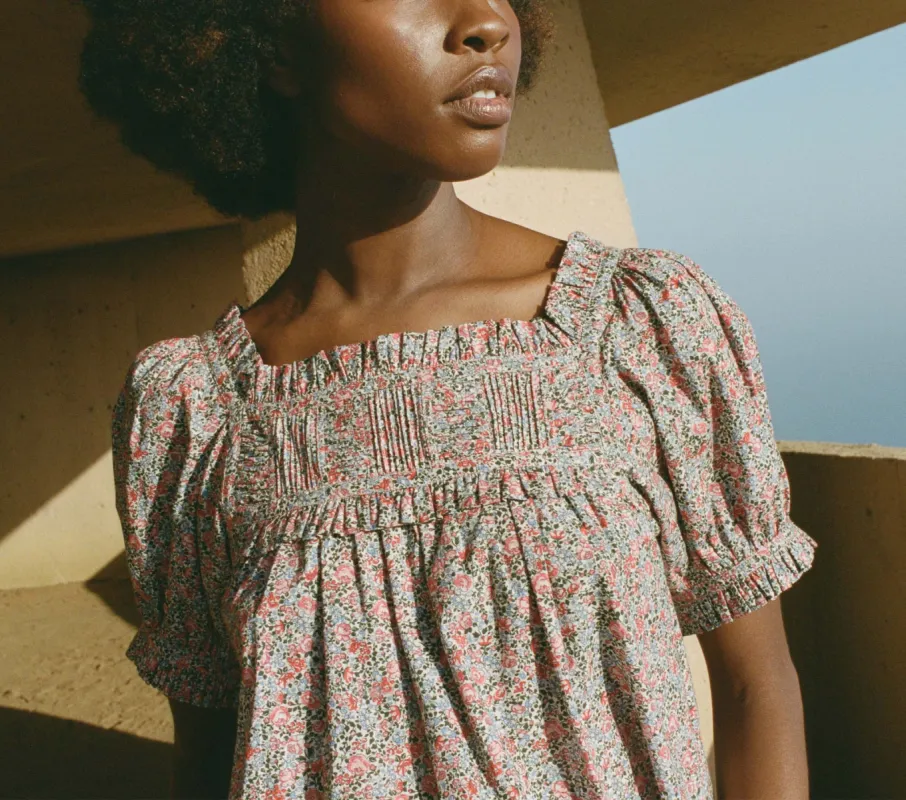 HMD -- FRANCES TOP -- PETIT JARDIN sold by Doen