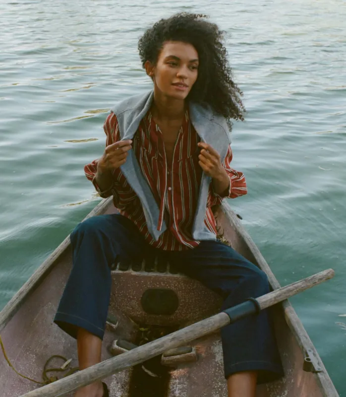 HMD -- IMANI TOP -- MONACO STRIPE made by Doen