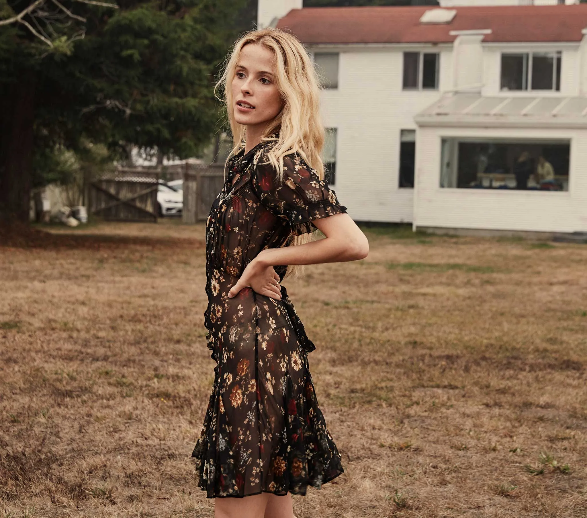 HMD -- MIRA DRESS -- CAMPAGNE FLORAL sold by Doen product image thumbnail 5