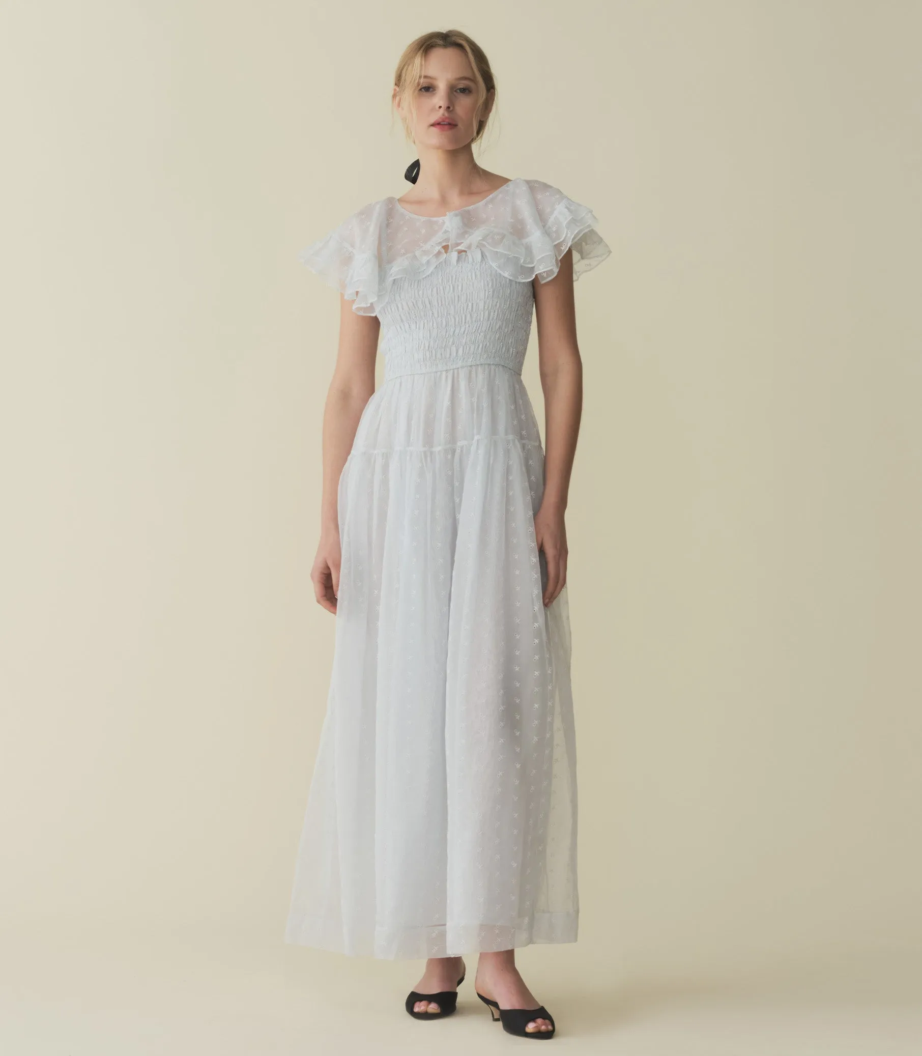 CARISTINA DRESS -- WHISPER BLUE sold by Doen product image thumbnail 2