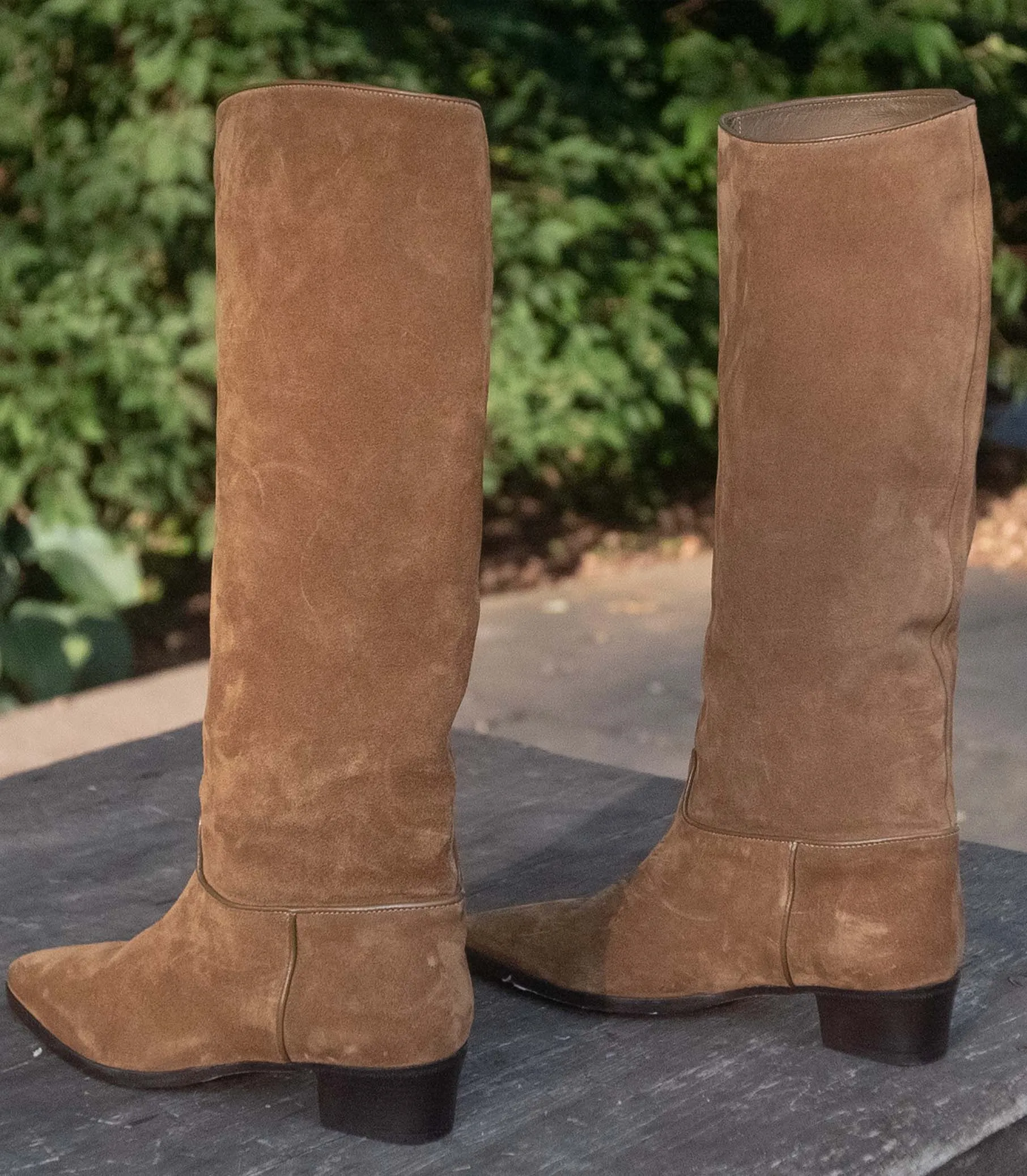 RIVIERA BOOT -- MOUTARDE SUEDE sold by Doen product image thumbnail 3