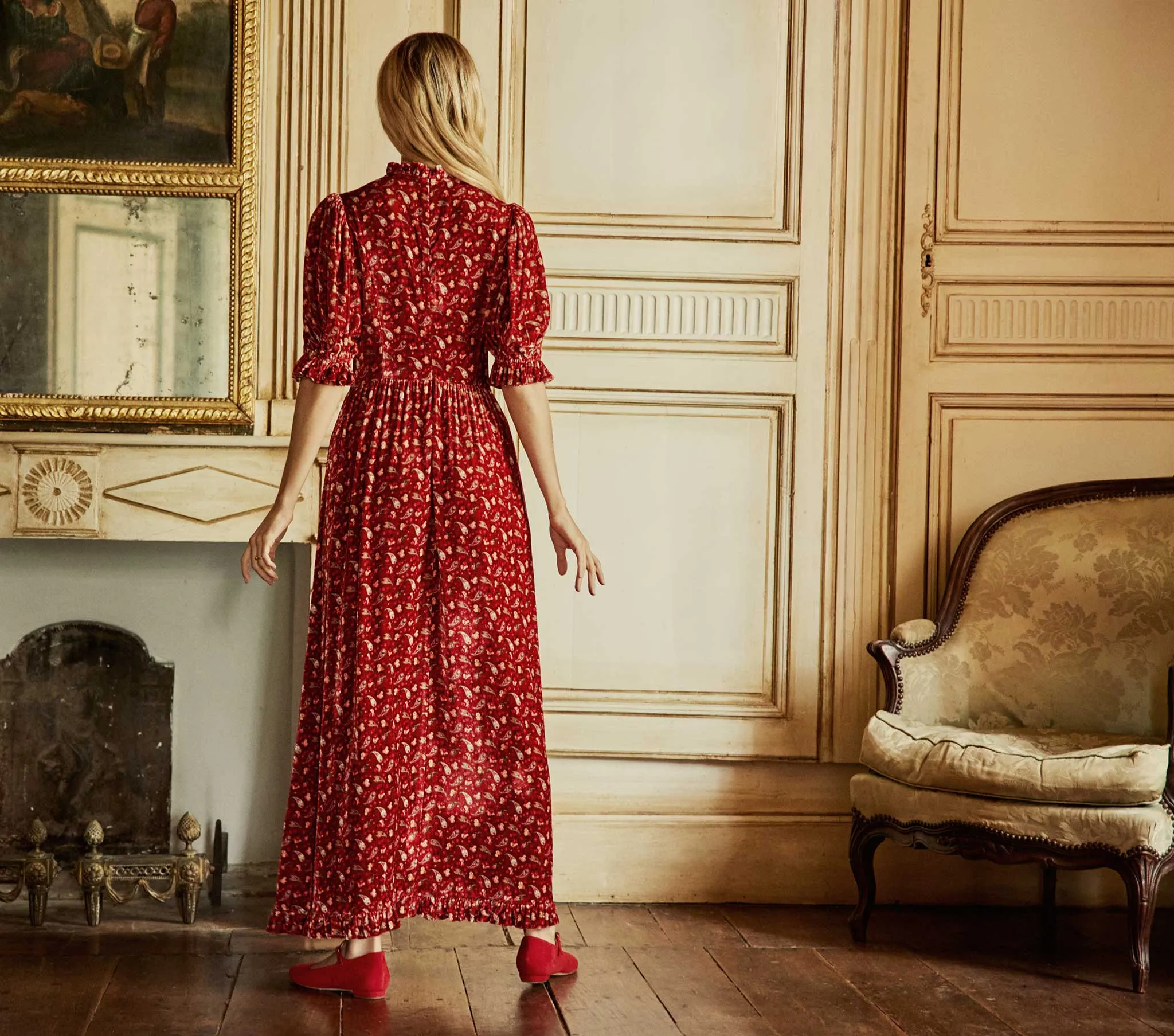HMD -- TRIANON DRESS -- CANTERBURY PAISLEY sold by Doen product image thumbnail 4