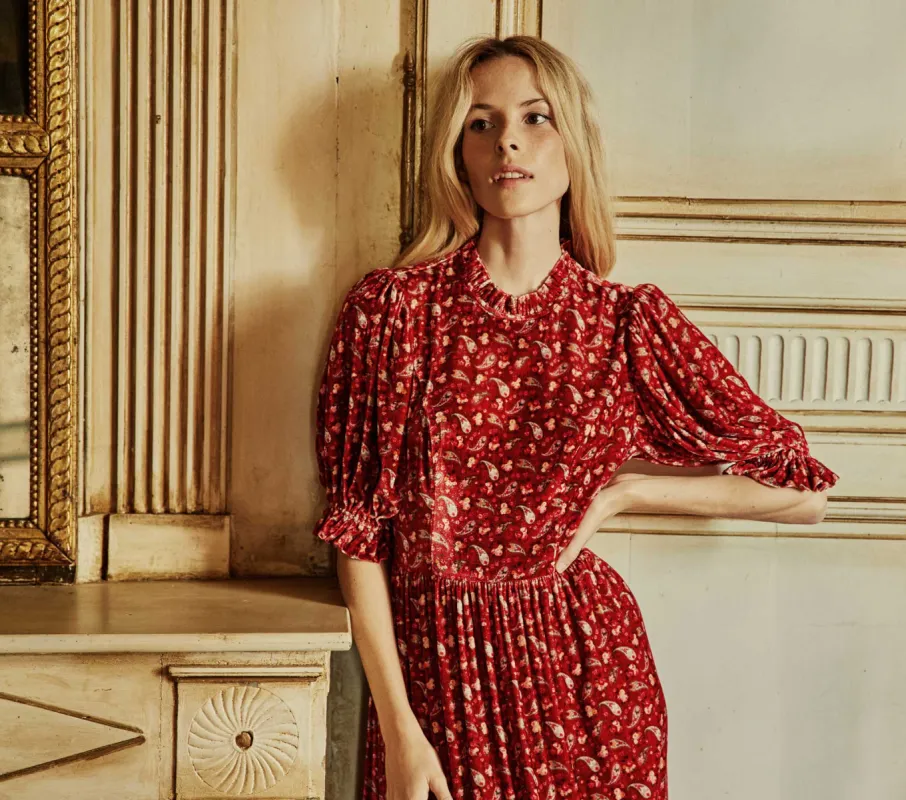 HMD -- TRIANON DRESS -- CANTERBURY PAISLEY sold by Doen