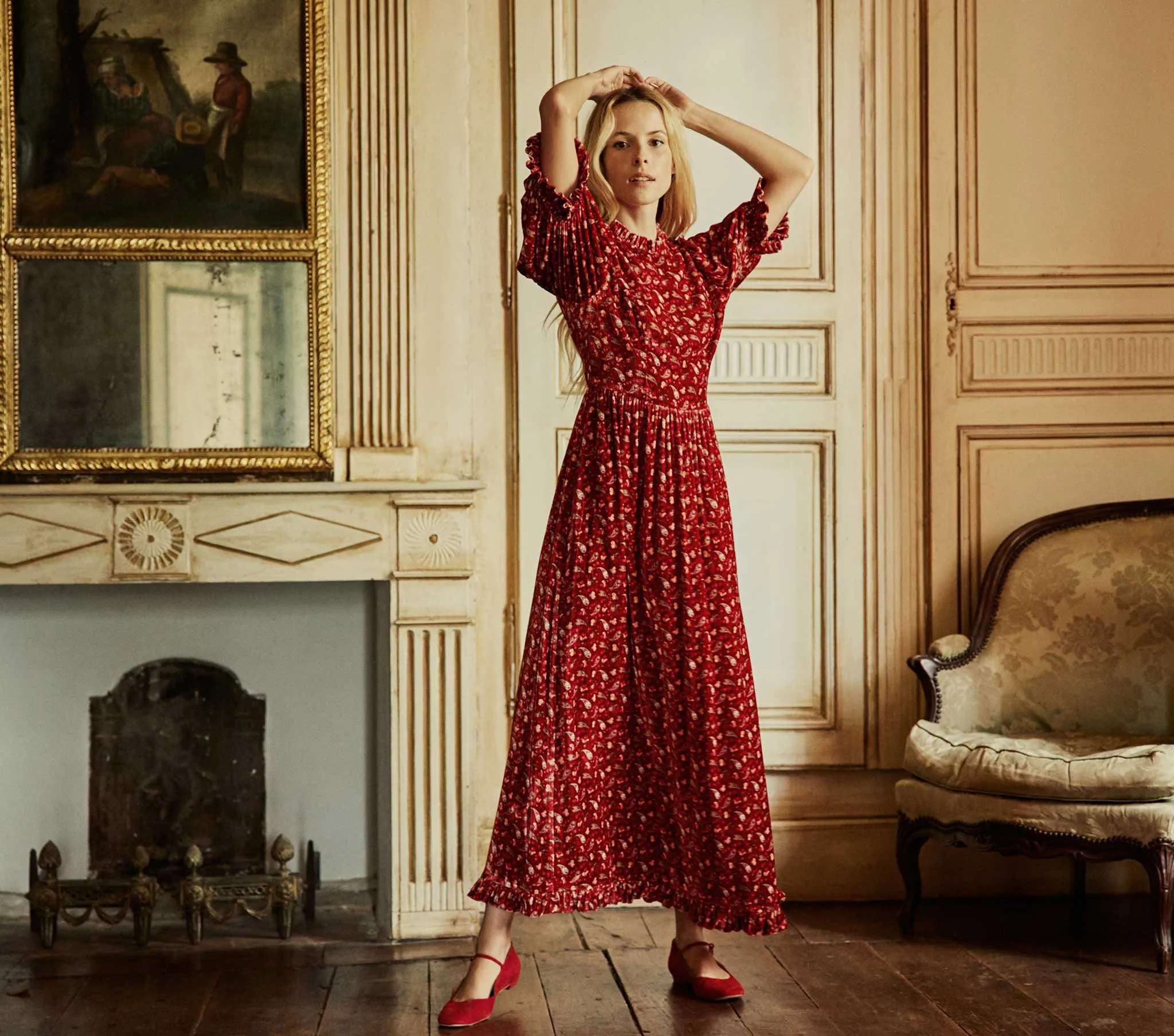 HMD -- TRIANON DRESS -- CANTERBURY PAISLEY sold by Doen product image thumbnail 3