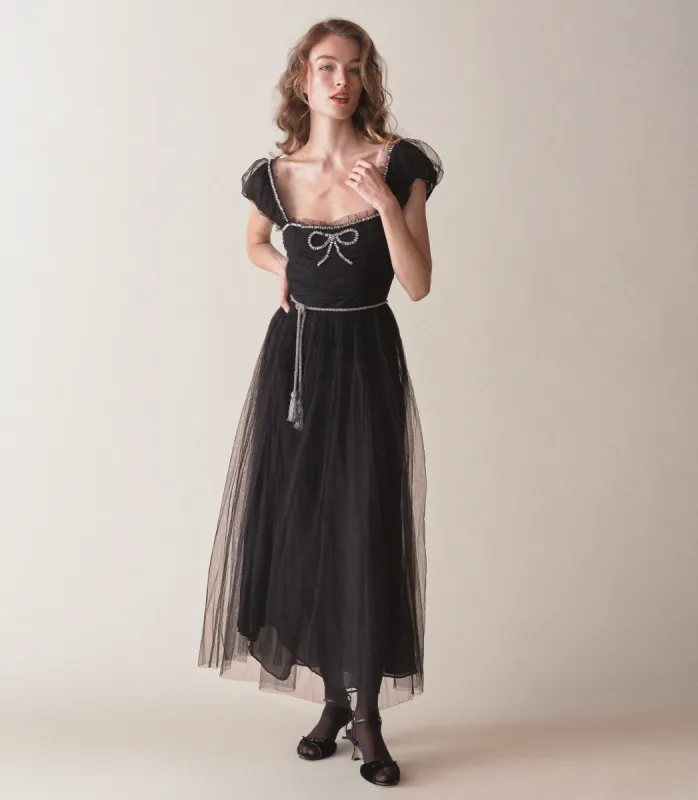 KIKI BEADED BELT -- ANTIQUE STERLING made by Doen