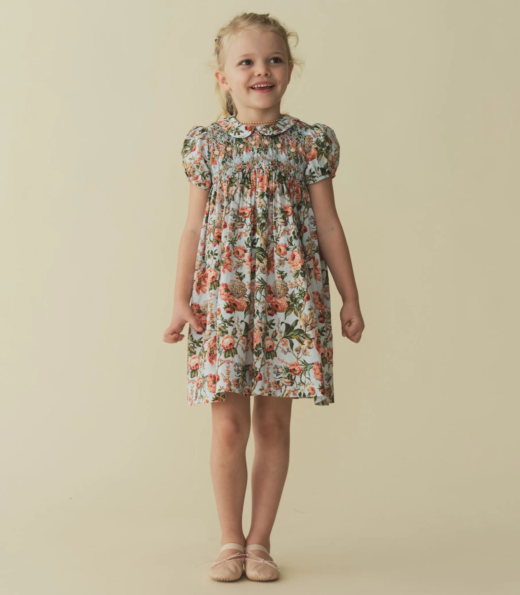 ROSETTE DRESS -- CALICO GARDEN sold by Doen