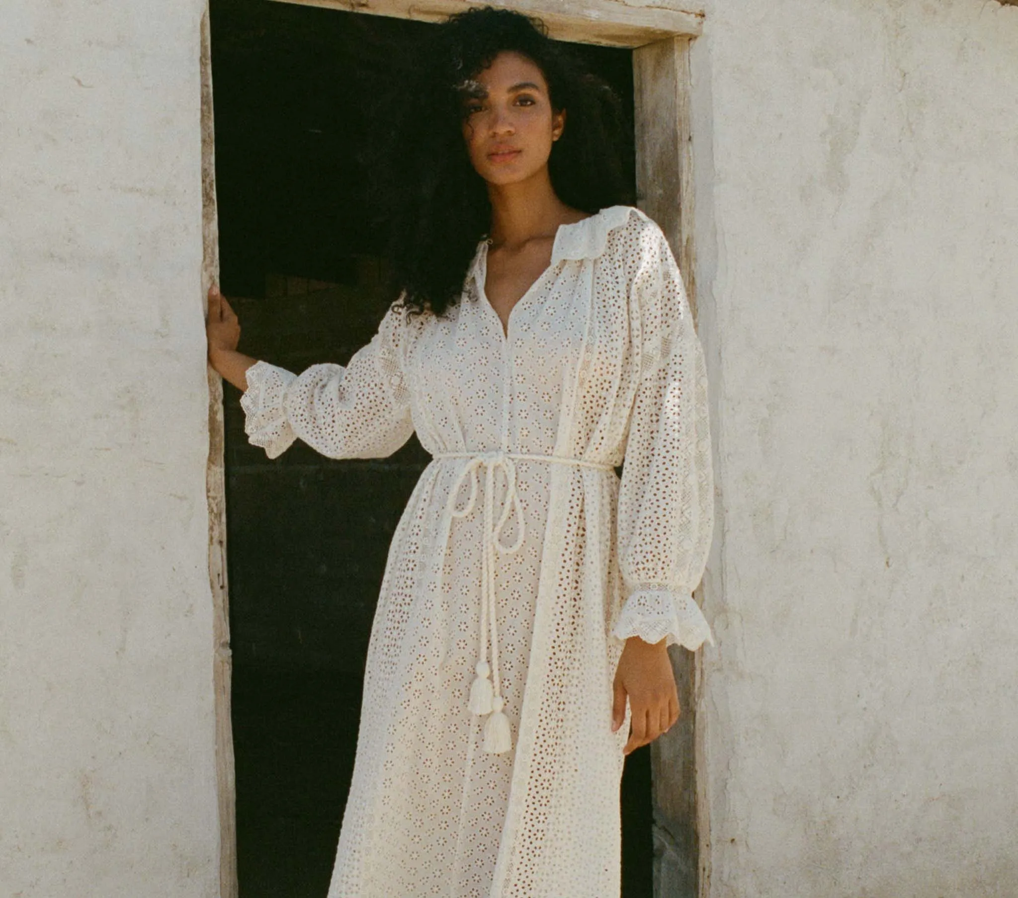 HMD -- PERSEPHONE DRESS -- MAGNOLIA sold by Doen