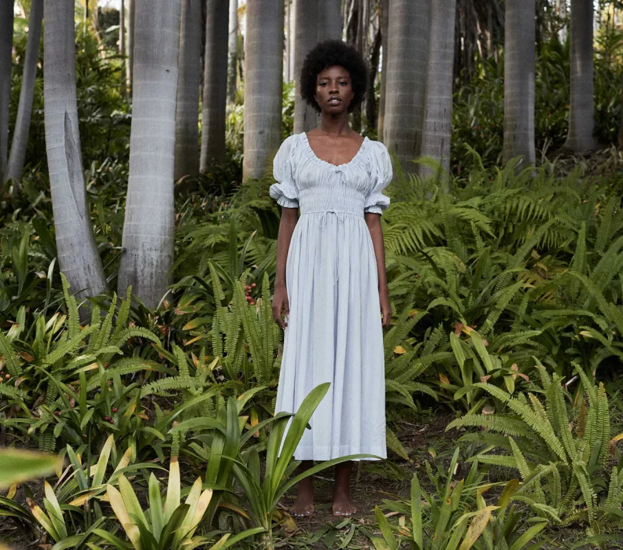 HMD -- ISCHIA DRESS -- SEAGLASS made by Doen