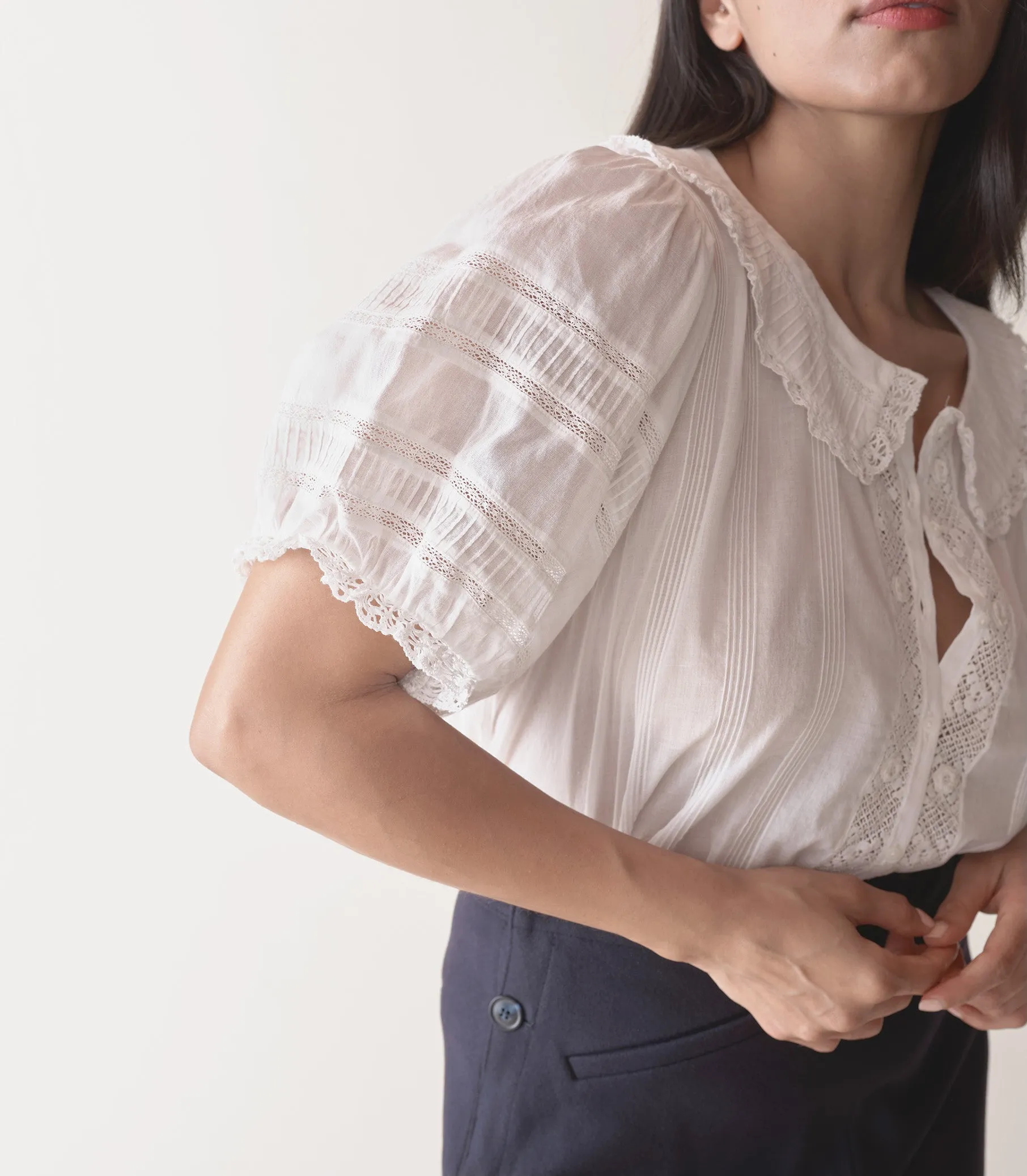 HMD -- BERNADINE TOP -- SALT sold by Doen product image thumbnail 5