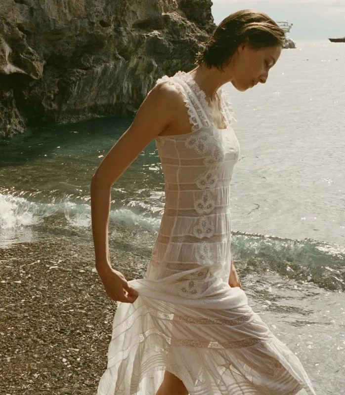 ANGELETTA DRESS -- SALT sold by Doen