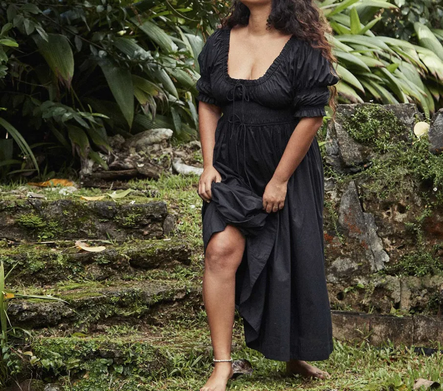 HMD -- ISCHIA DRESS -- BLACK sold by Doen