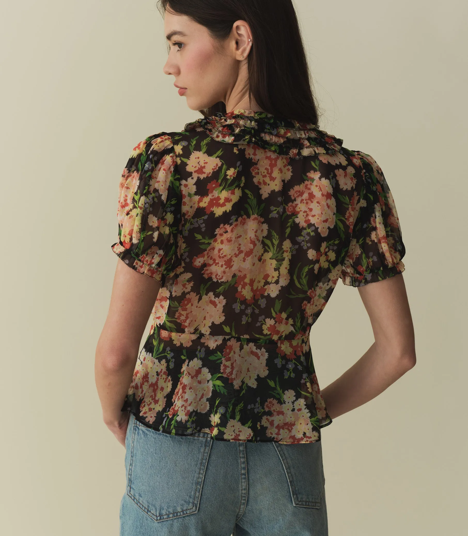 ALONA TOP -- MEADOW MIRAGE sold by Doen product image thumbnail 4