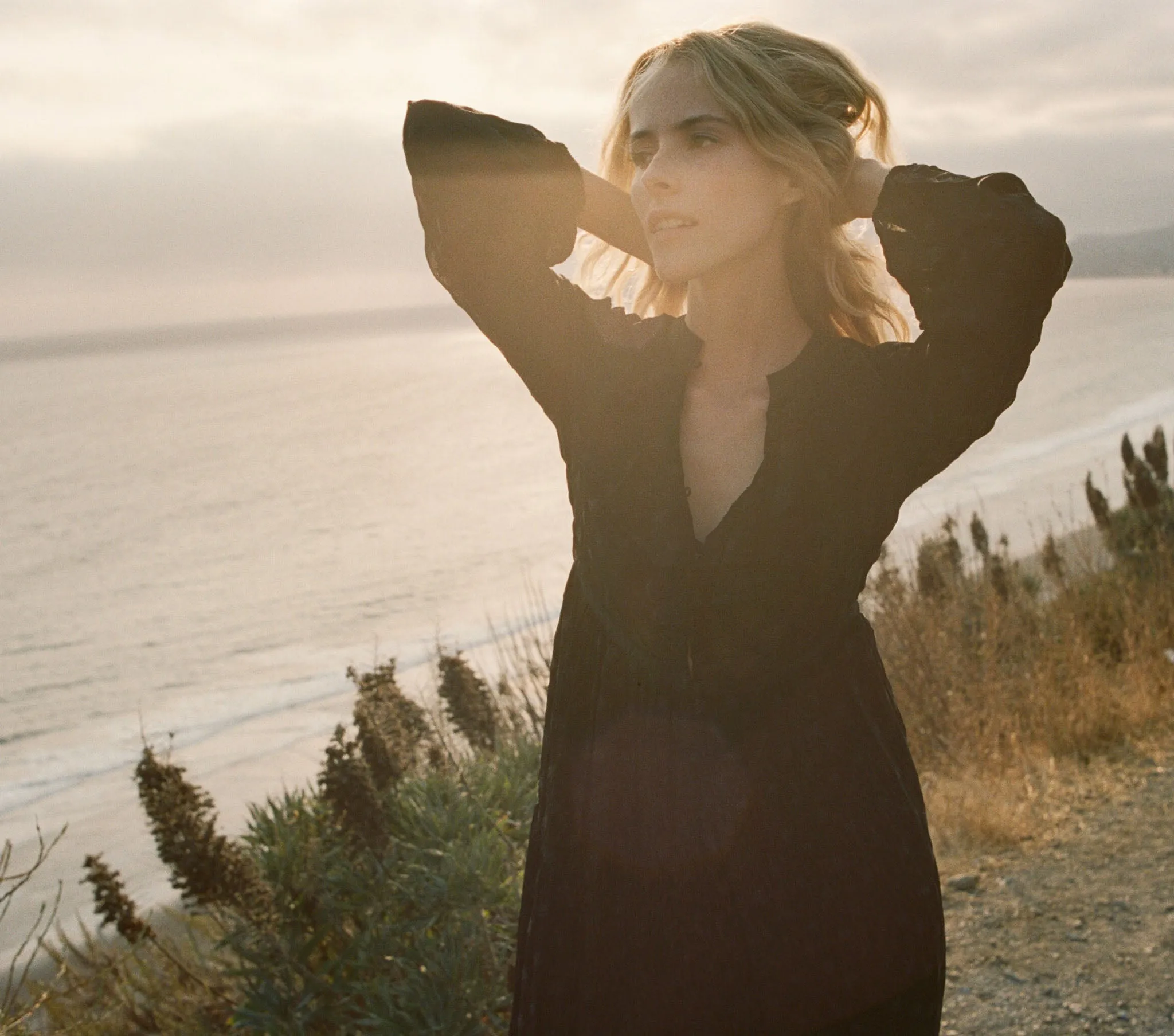 HMD -- FAYE DRESS -- BLACK sold by Doen product image thumbnail 4