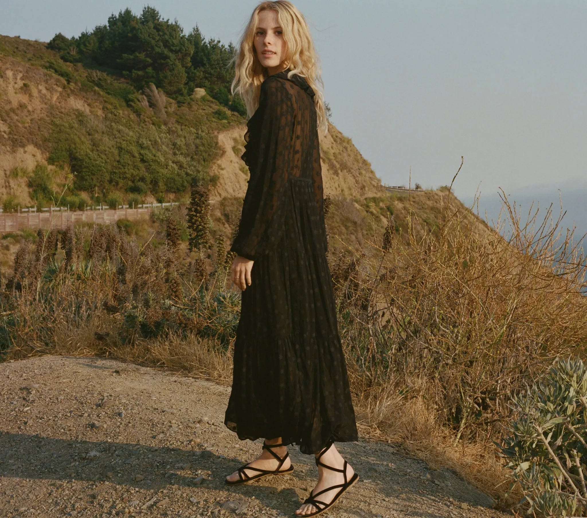 HMD -- FAYE DRESS -- BLACK sold by Doen product image thumbnail 2