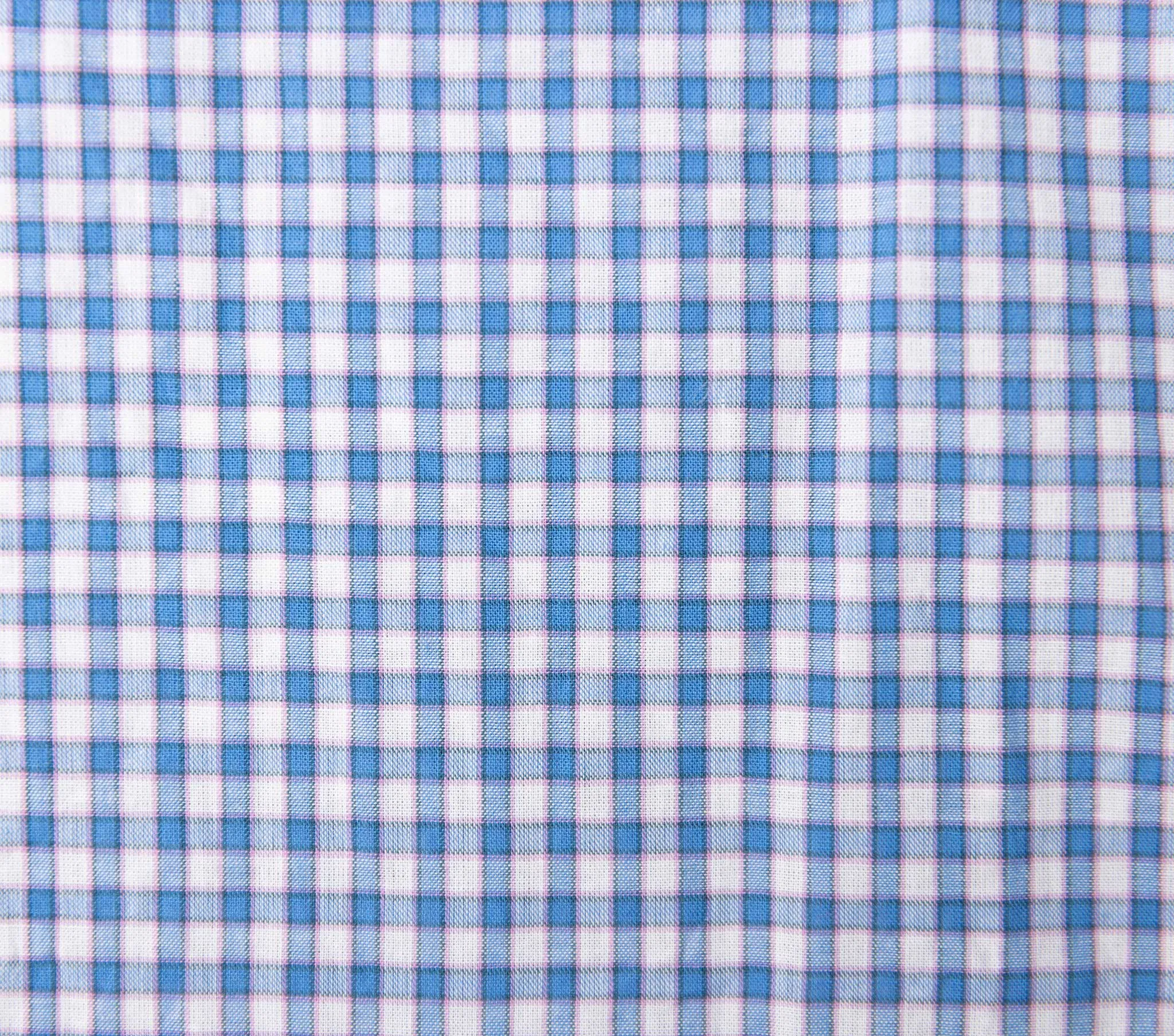HMD -- JUNE TOP -- SKY SOMERSET PLAID sold by Doen product image thumbnail 5