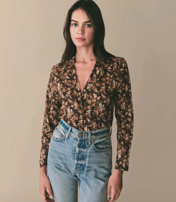 SHEILA TOP -- FERN GROVE FLORAL sold by Doen